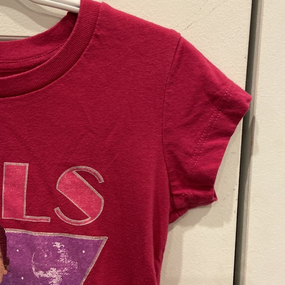 Star Wars Rey Girls Rule the Galaxy Short Sleeved Pink Tee - Picture 6 of 8